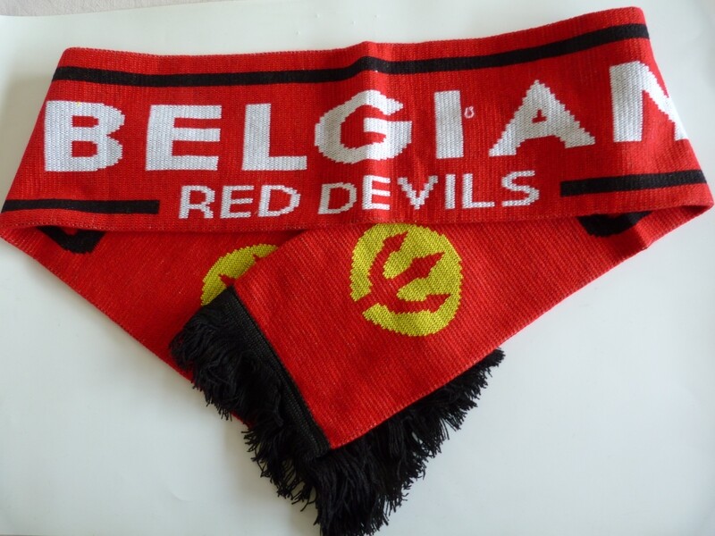 Rode Duivels Sjaal rood