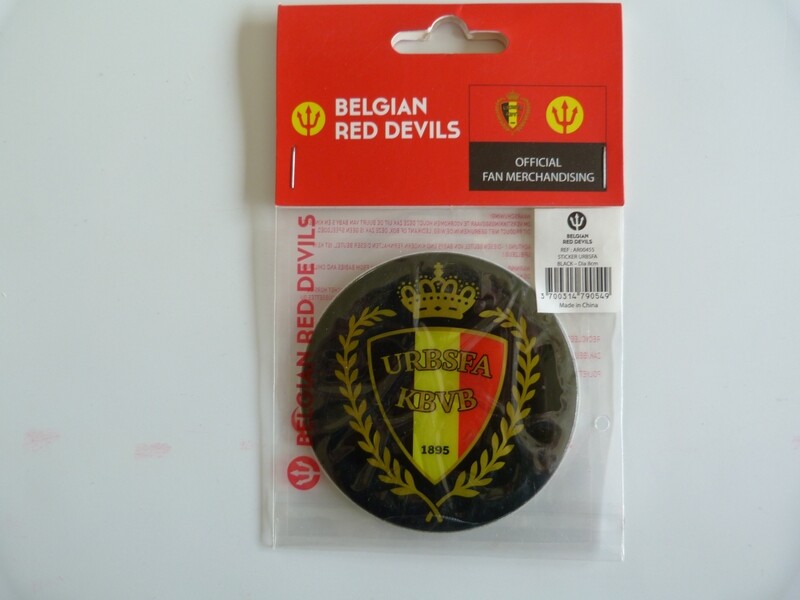 Rode Duivels Sticker zwart