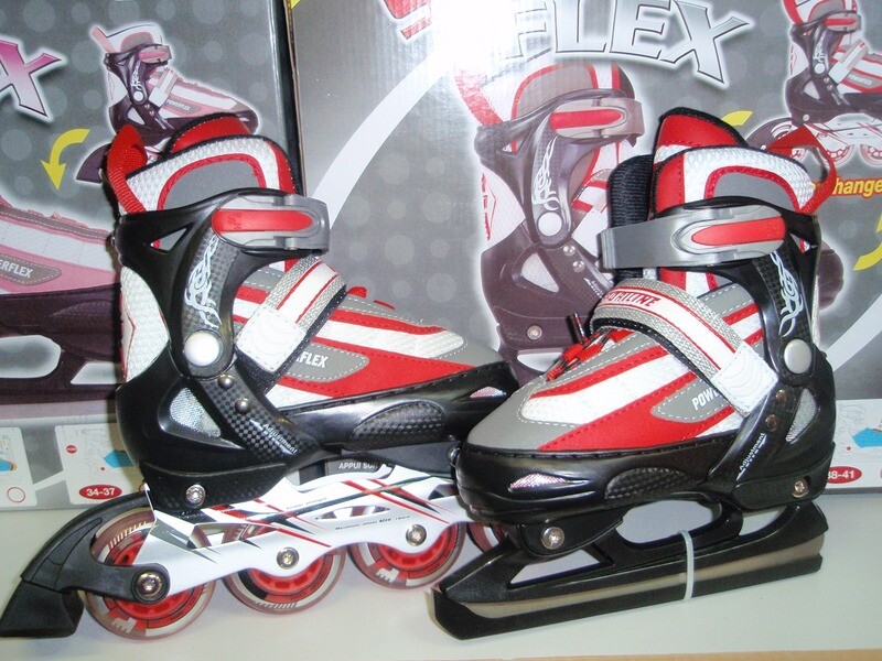 Inline- skate en schaats