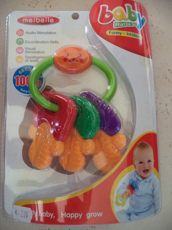 Baby sleutel rammelaar