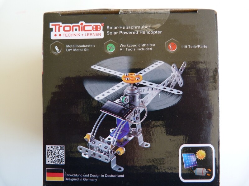 Tronico Helikopter 2 op zonne-energie
