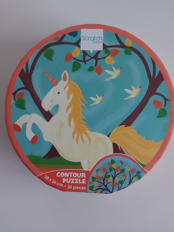 Scratch Contourpuzzel Eenhoorn 30st
