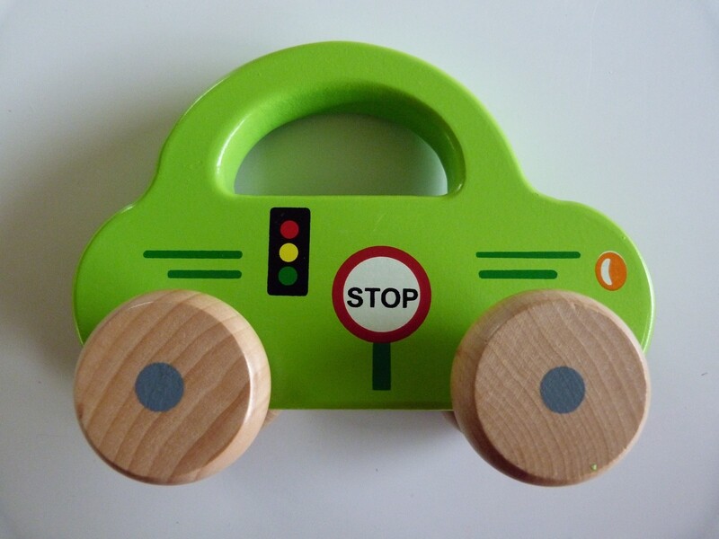 Jouéco Houten auto groen