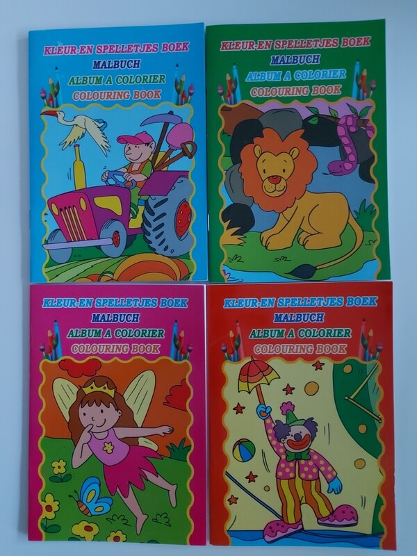 Mini Kleur en spelletjes boek