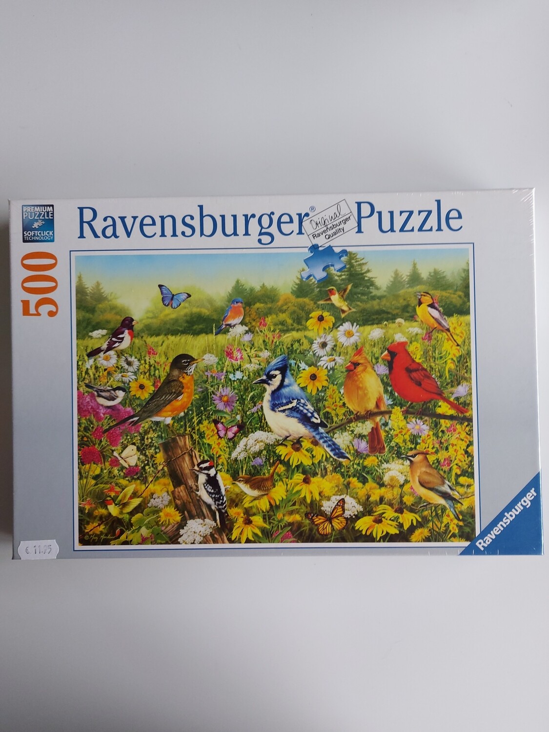 Vogels in de wei