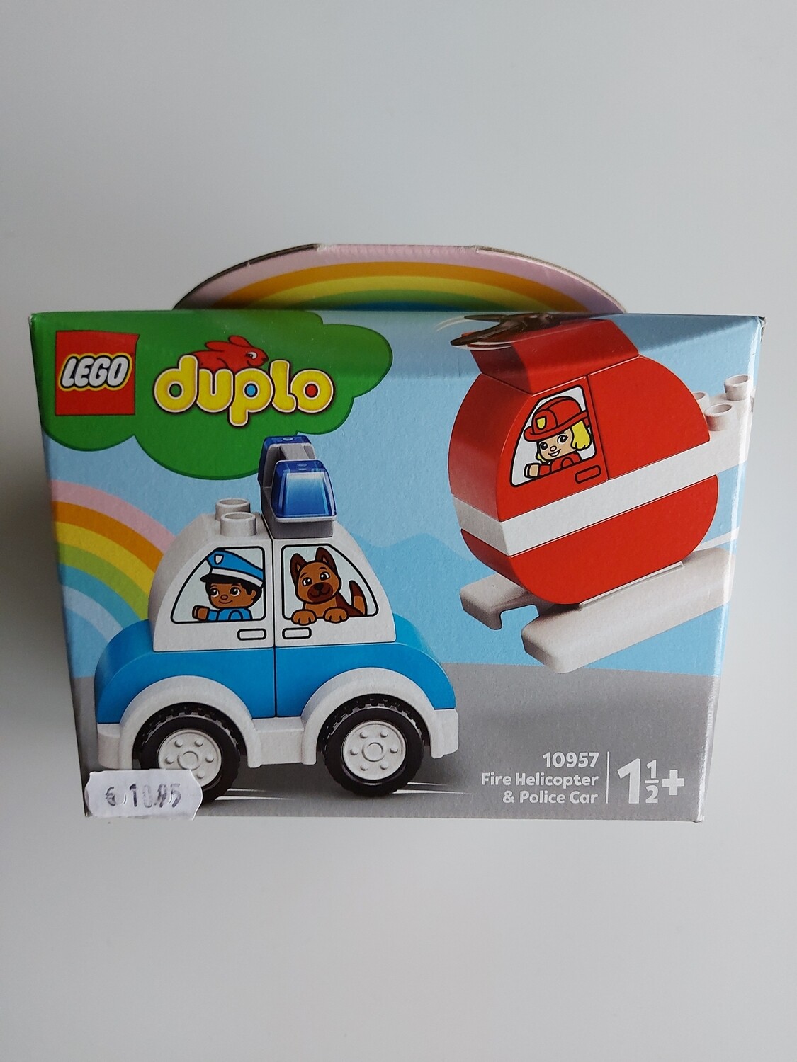 Duplo Brandweerhelikopter en politieauto