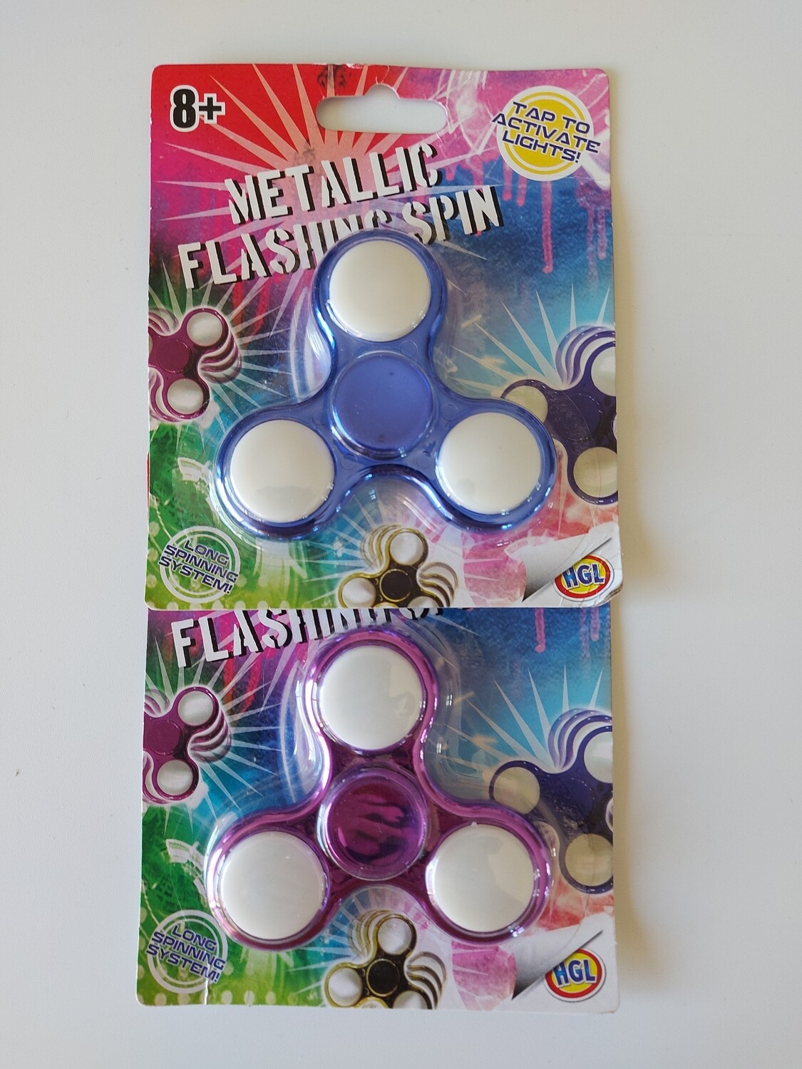 Metallic spinner