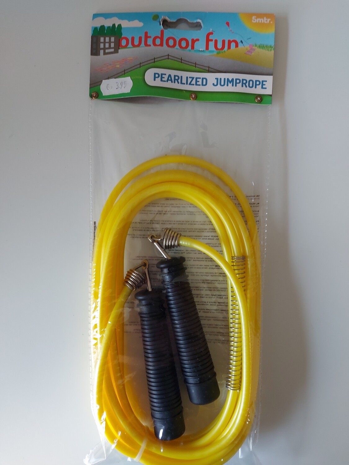 Springtouw geel