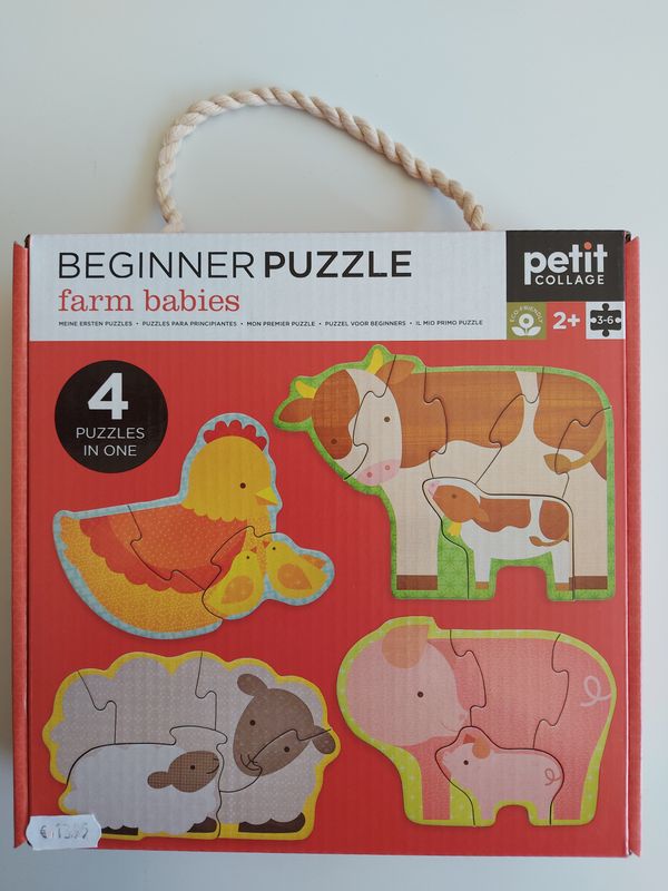 Beginnerspuzzel Farm Babies