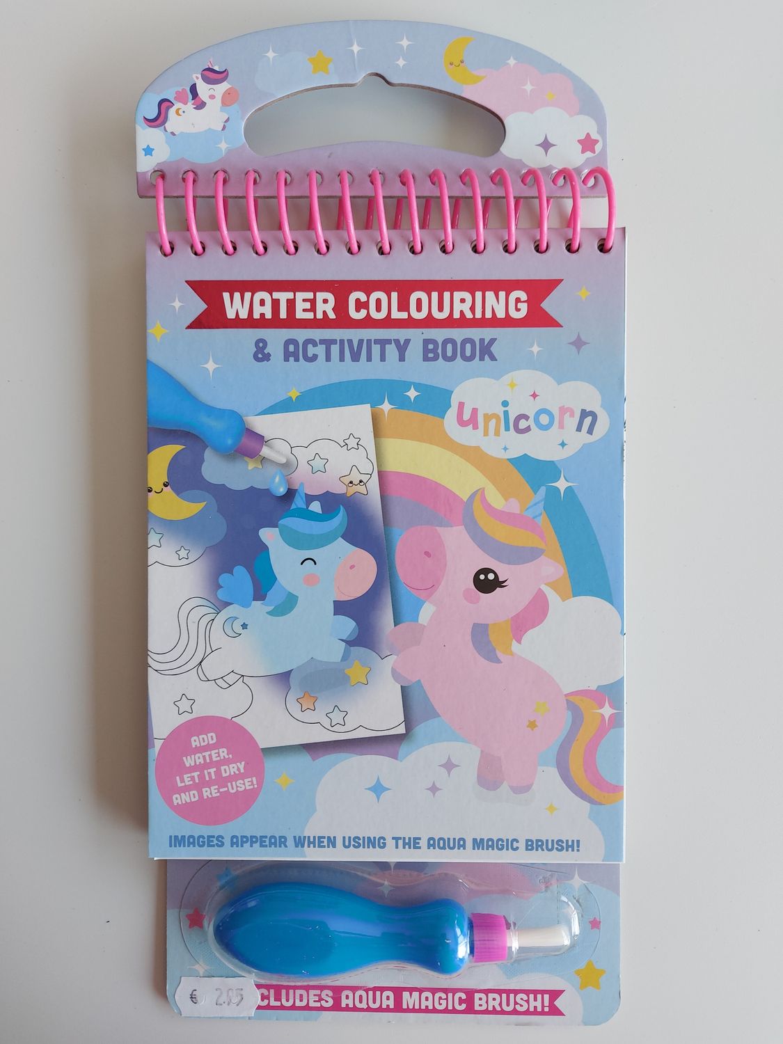 Waterkleurboek Unicorn