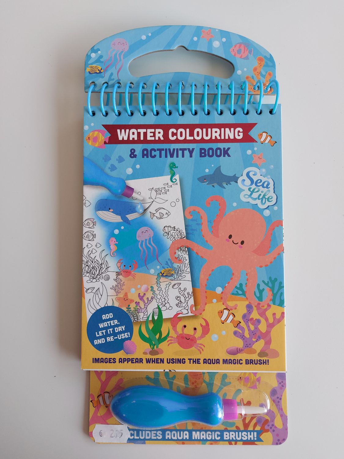 Waterkleurboek Sea Life