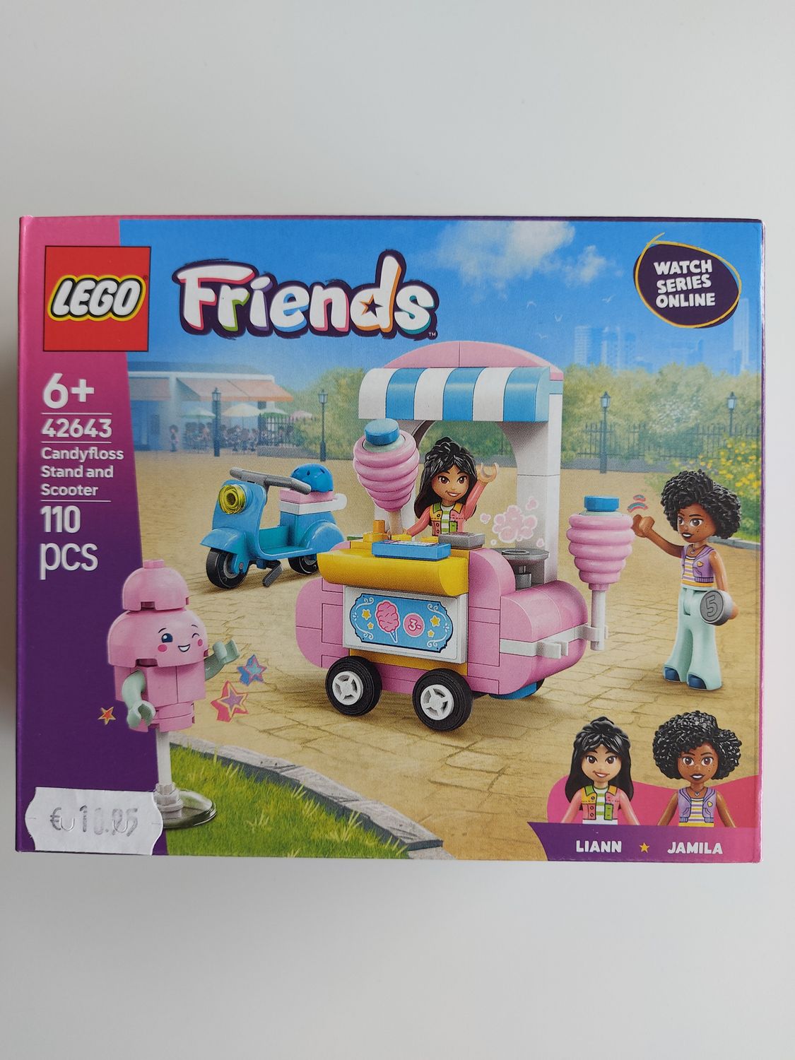 Lego Friends Suikerspinkraam en Scooter