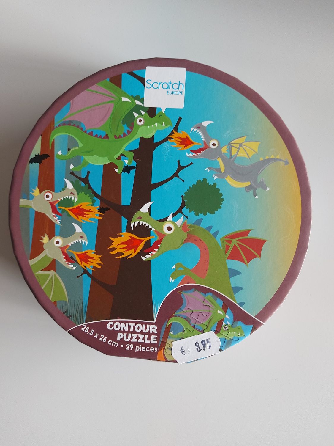 Scratch Contourpuzzel Draak 29st