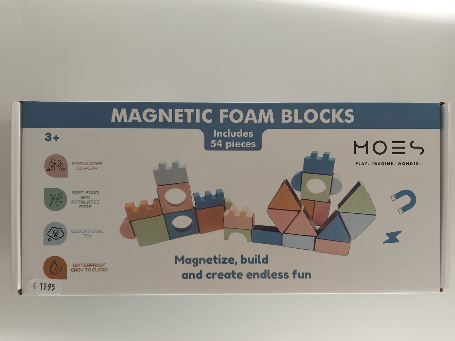 MOES Magnetic Foam Blocks 54st