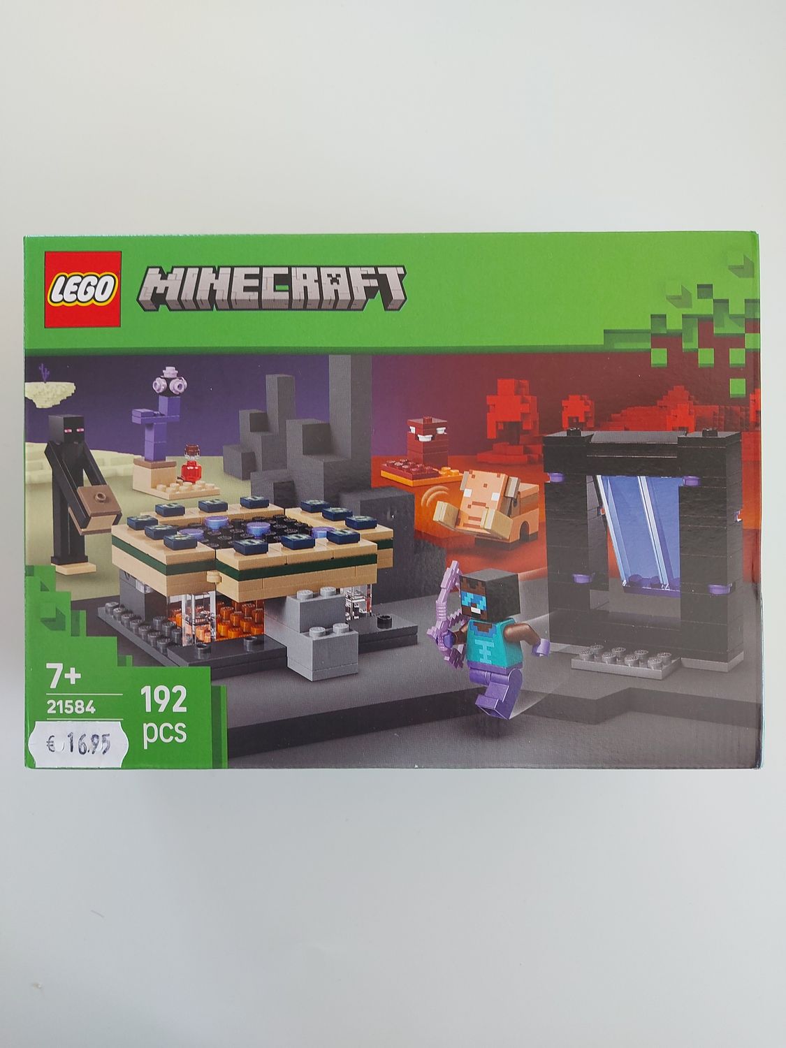 Lego Minecraft Nether&amp; End Portal Journey
