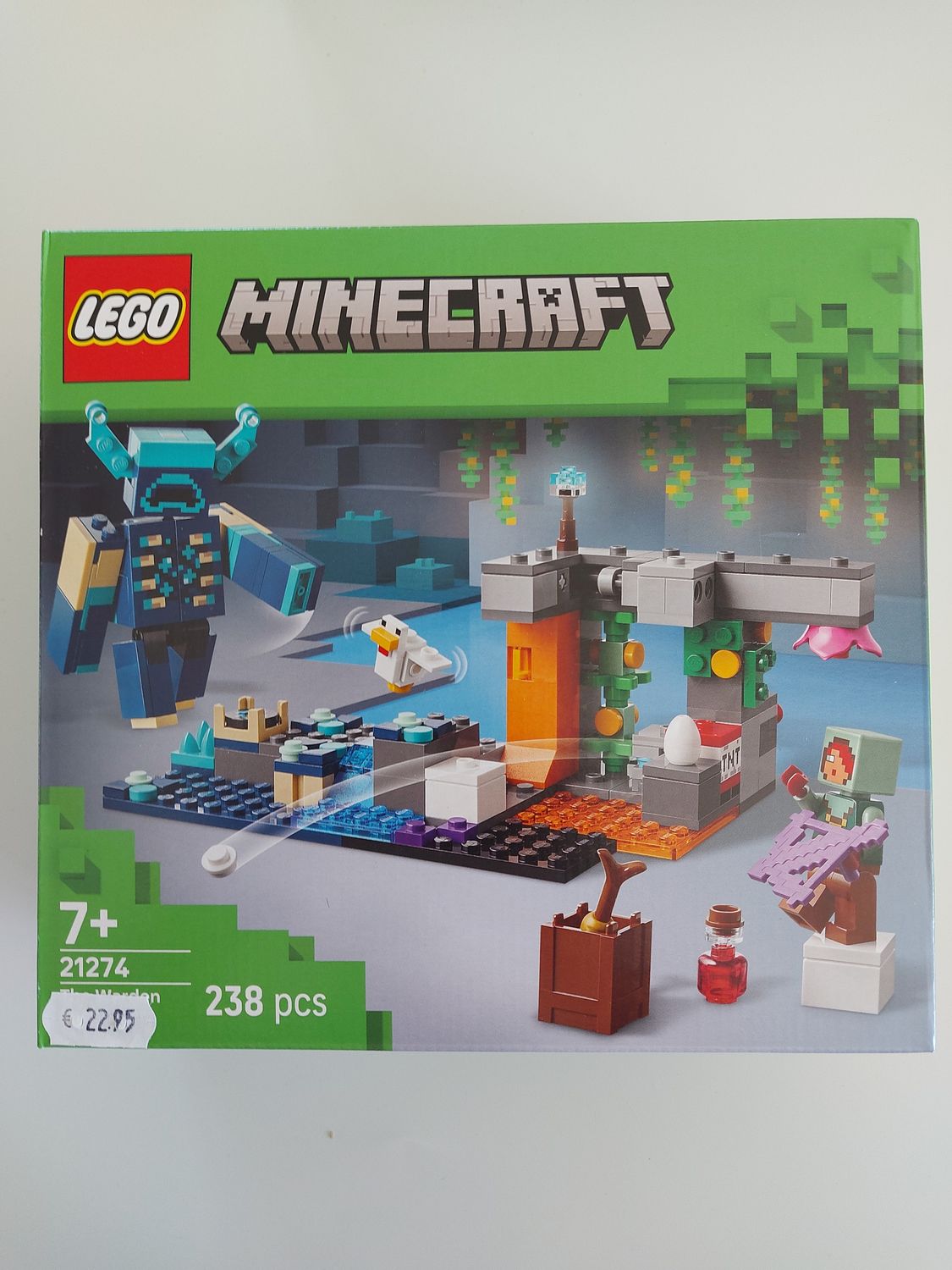 Lego Minecraft The Warden Encounter