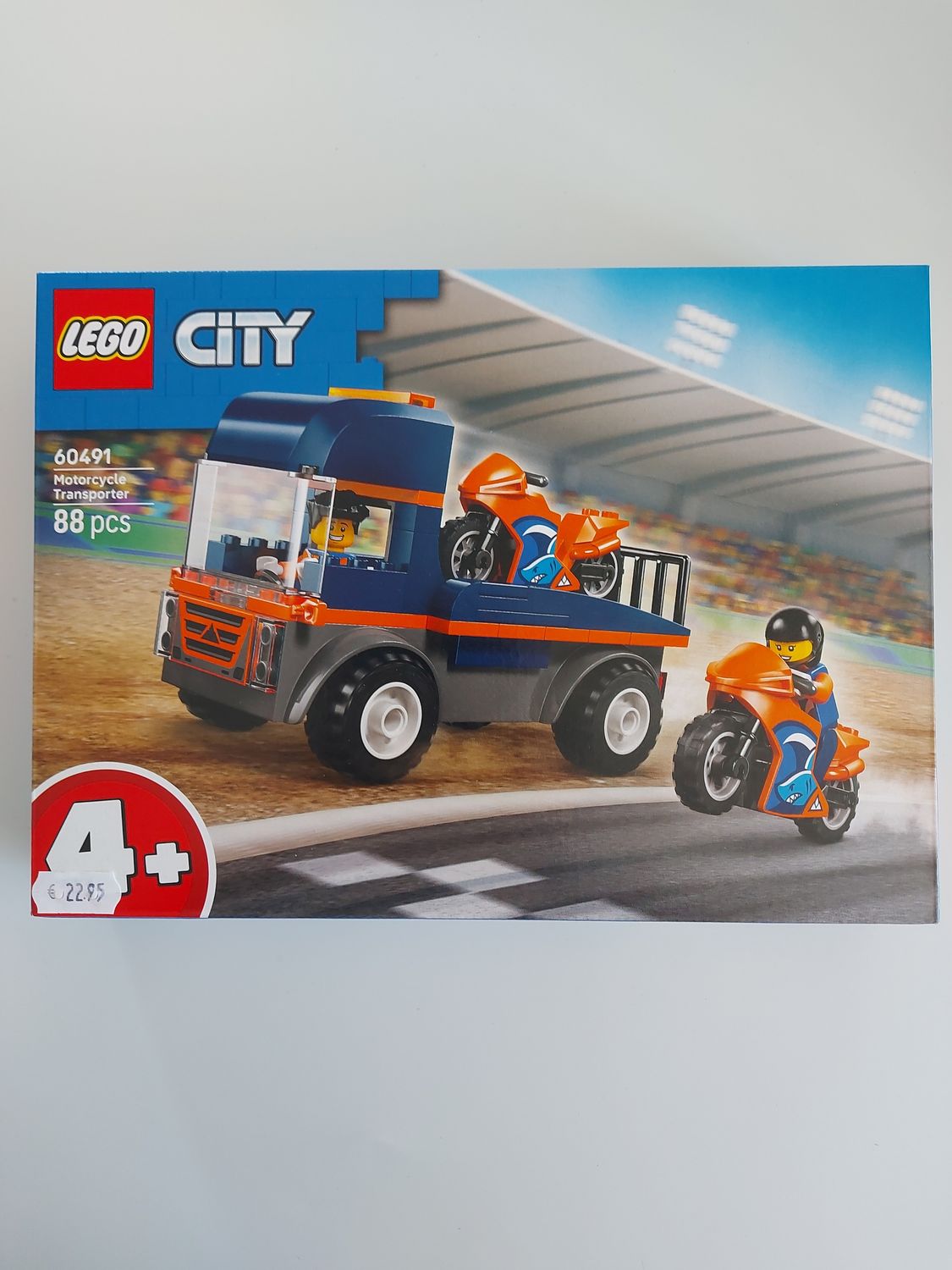 Lego City Motorcycle Transporter