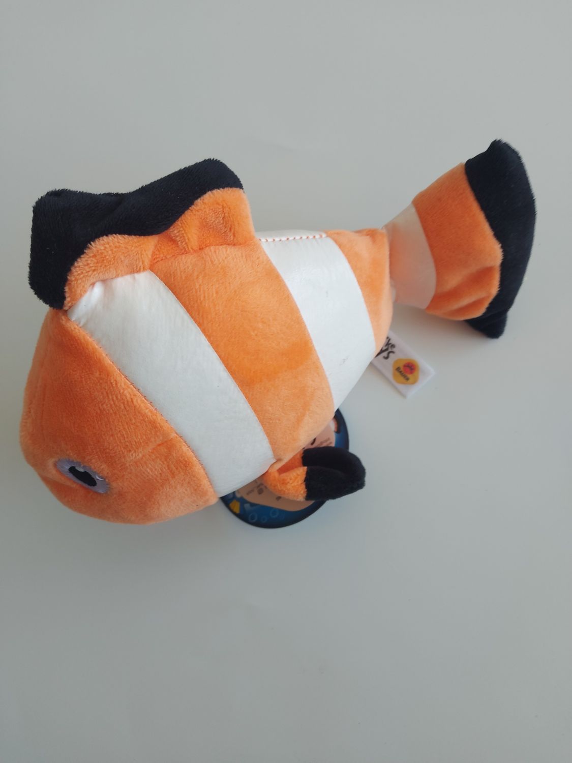 Vis pluche oranje