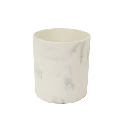 Bloempot modern marmerlook 22 cm
