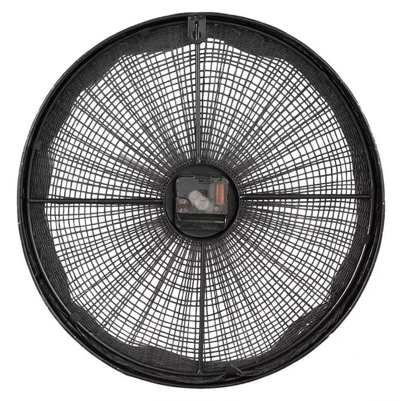 Horloge murale Della noire 38 cm