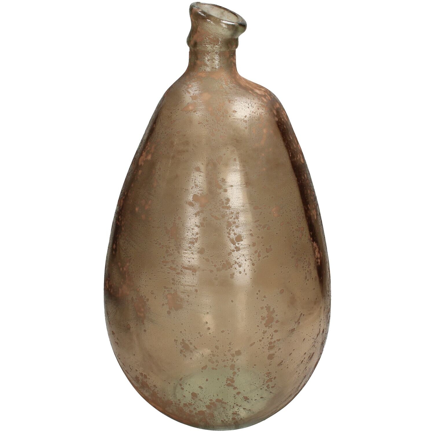 Oneiro Luxe Vaas Vase Recycled Glass Beige - ø 26 x 26 x 47 cm