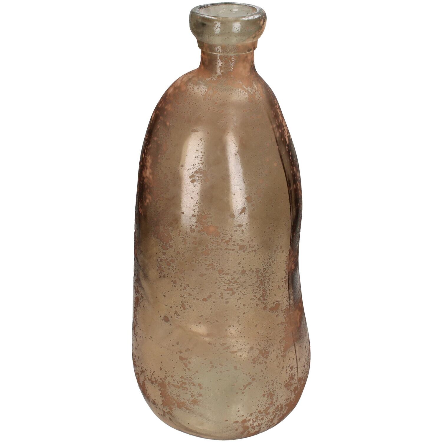 Oneiro Luxe Vaas Vase Recycled Glass Beige 22 x 22 x 51 cm