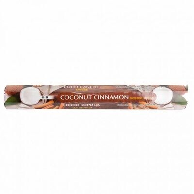 Encens - Noix de Coco &amp; Cannelle - Bâtonnets d'encens (20 pièces)