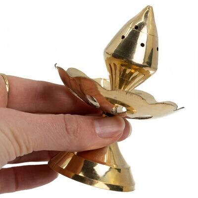 Wierook Brander Messing Bloem (95 mm)