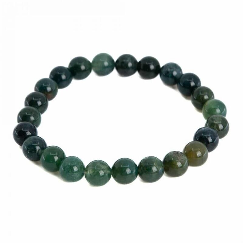 Edelsteen Armband Oceaan Gras Agaat – 8 mm