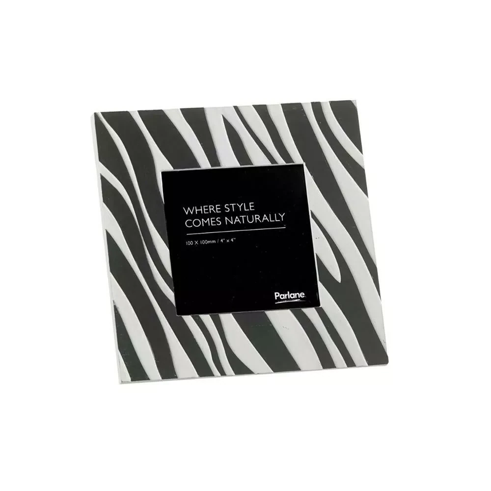 Parlane Fotolijst Zebra zwart/wit 17 cm