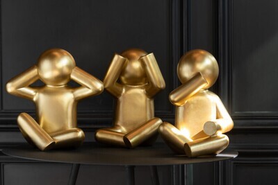 J-Line P'tit Maurice Poly Goud Assortiment Van 3 (26506)