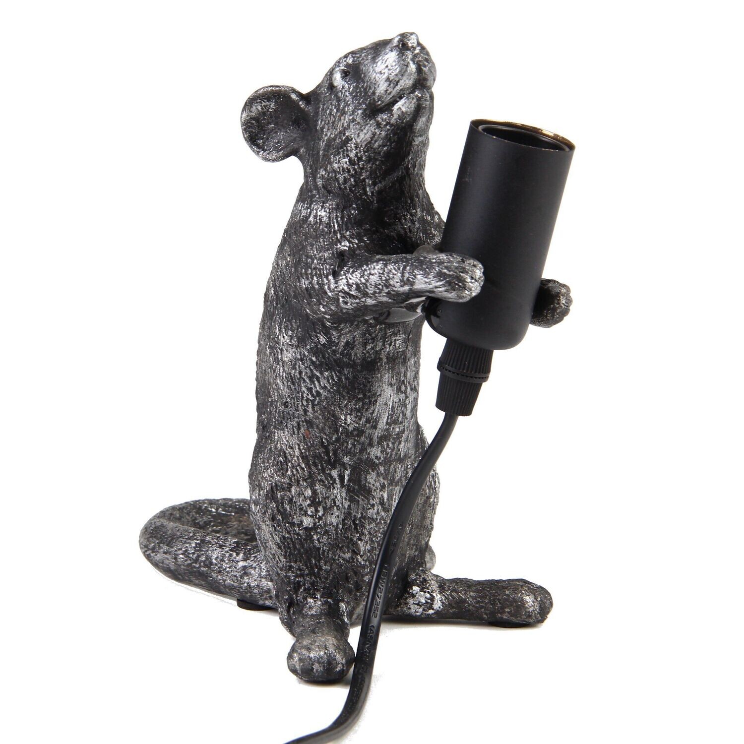 Lamp Mouse 12 x 7 x 12 cm Antique Black