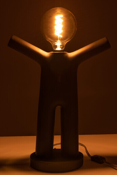 Lamp P'tit Maurice Poly Zwart (16016)
