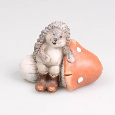 EGEL OP PADDENSTOEL 11 x 8 x 9 CM