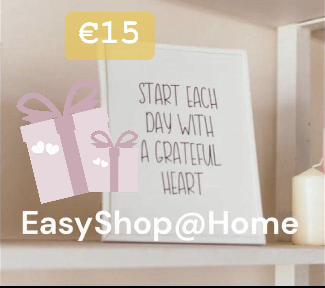 Cadeaubon € 15