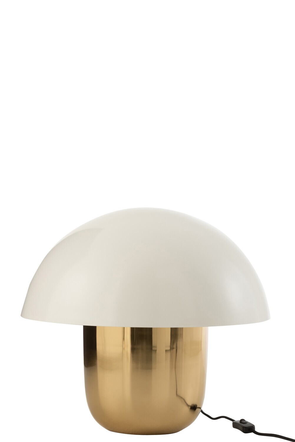 Lamp Paddenstoel Ijzer Wit/Goud Large H 45 x B 50 x L 50 cm
 (15656)