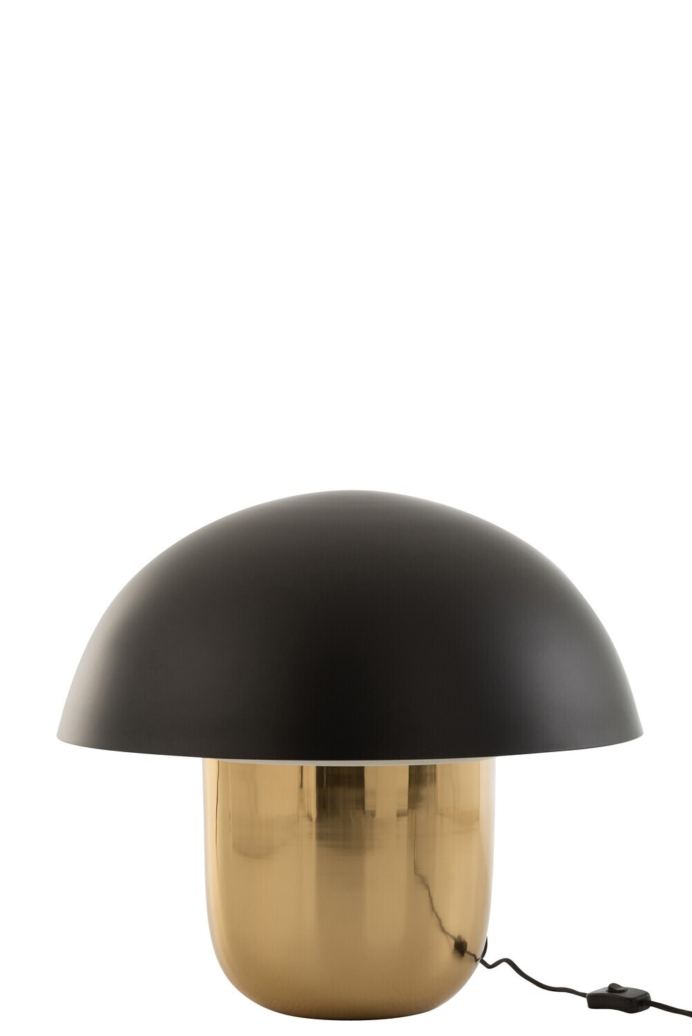 Lamp Paddenstoel Ijzer Zwart/Goud Large 50 x 50 x 45 cm (15658)
