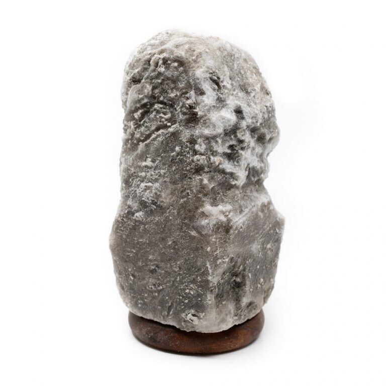Himalaya Zoutlamp Grijs (3-4 kg) ca. 20 x 12 x 9 cm