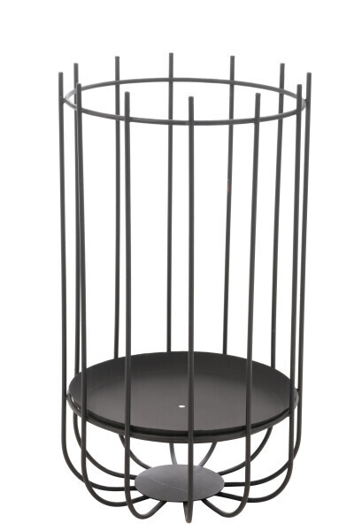 Vuurkorf Hoog Ijzer Zwart Small H 72 X B 38 X L 38 CM (25119)