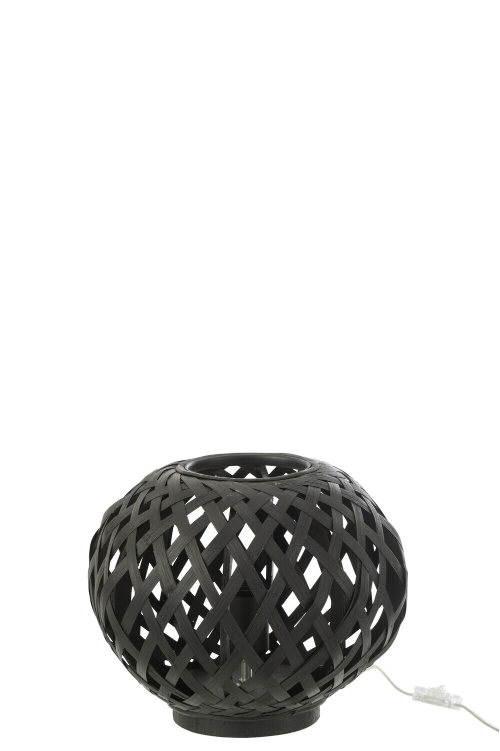 Tafellamp Bamboe Zwart H 24,5 x B 30 x L 30 cm (25700)