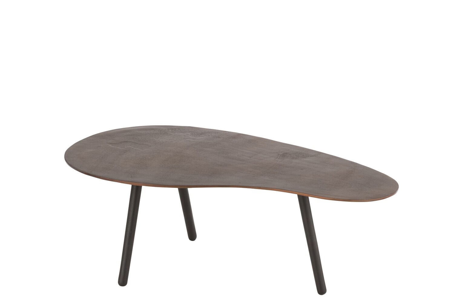 Salontafel Druppel Aluminium/Ijzer Bruin Small H 31,5 x B 53 x L 89 cm (28823)