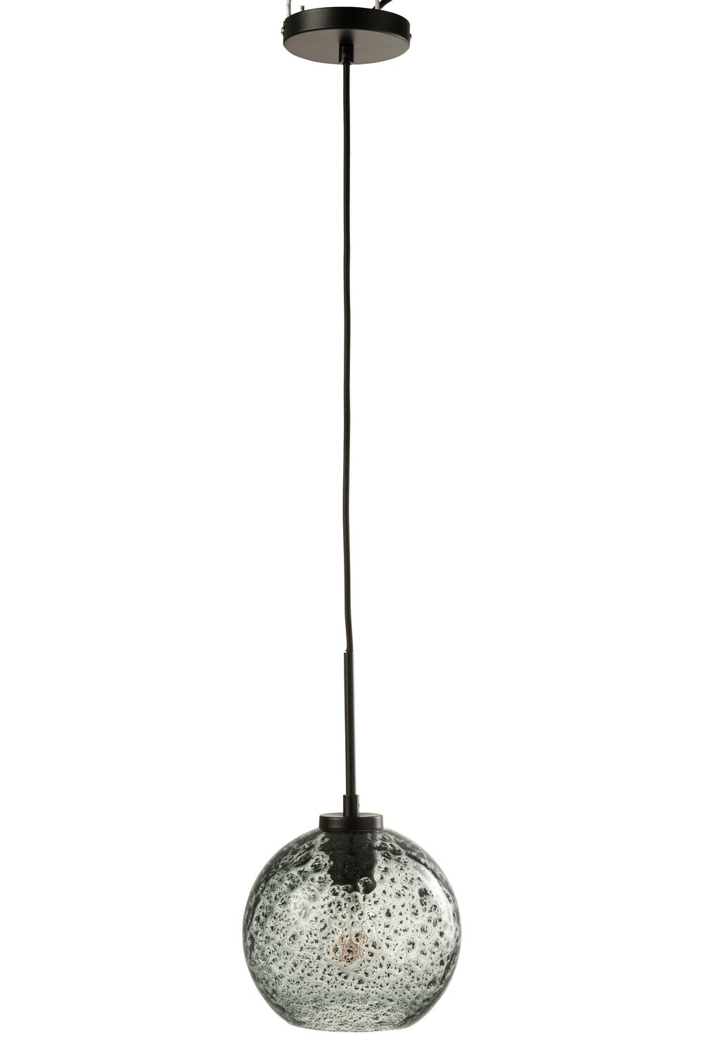 Lamp Bol Spikkel Glas Grijs Small H 162 x B 21 x L 21 cm (28956)