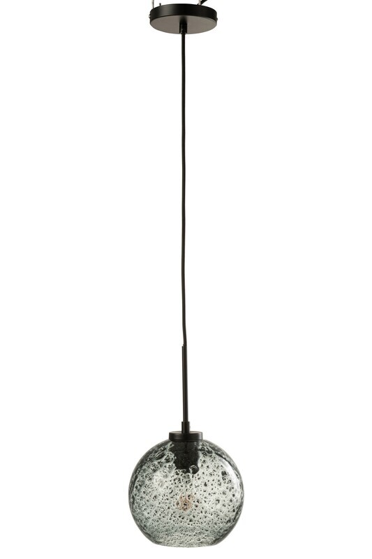 Lamp Bol Spikkel Glas Grijs Small H 162 x B 21 x L 21 cm (28956)