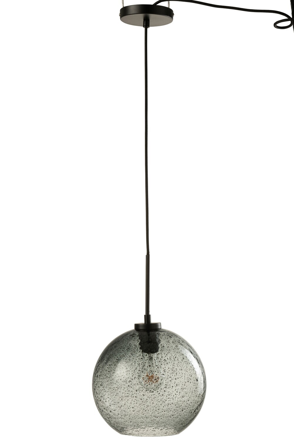 Lamp Bol Spikkel Glas Grijs Large H 184 x B 25,5 x L 25,5 cm  (28957)