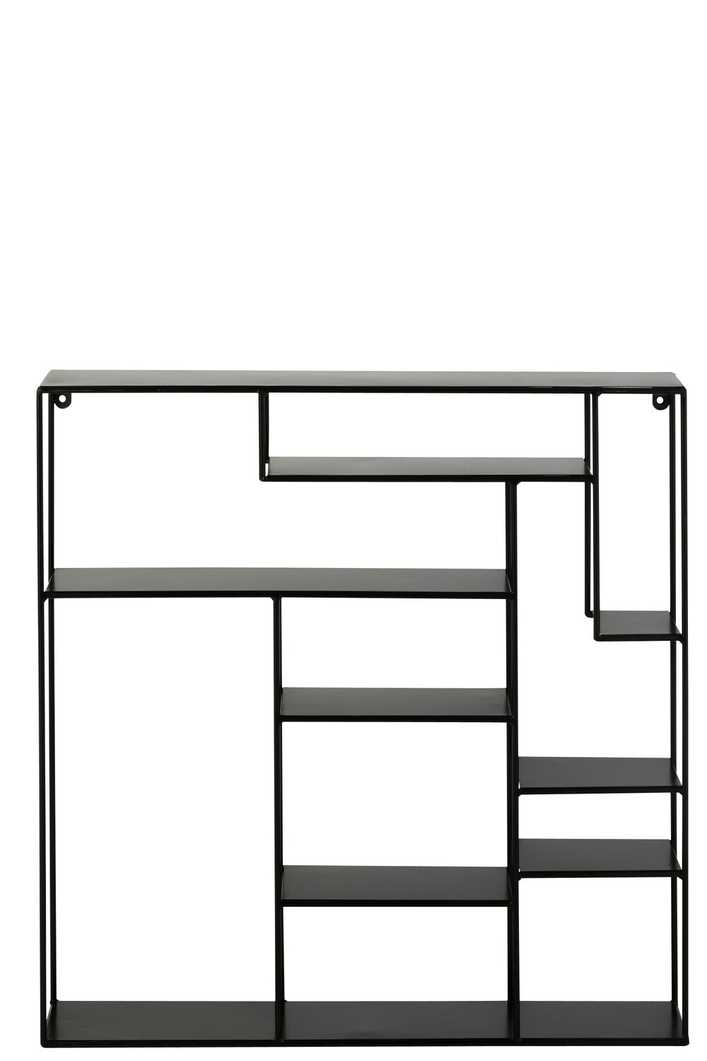 Wandrek Maranta Metaal Zwart H 80 x B 11,5 x L 80 cm (30018)