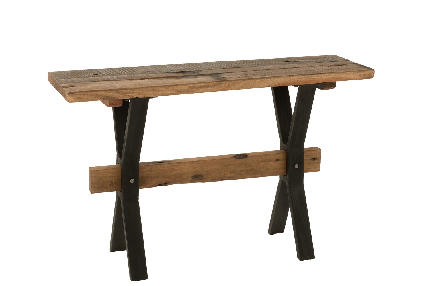 Console Verouderd Hout Bruin H 75 x B 35 x L 120 cm (30913)