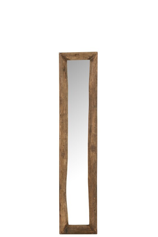 Spiegel Rechthoek Hout Bruin Small H 5 x B 24 x L 120 cm (30910)