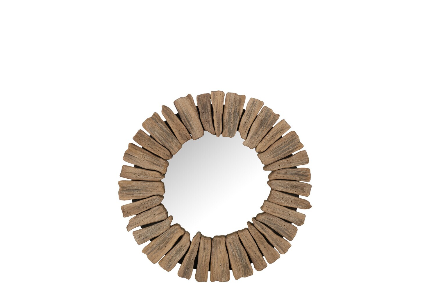 Spiegel Vacay Hout Naturel Large H 66 x B 4 x L 66 cm (31381)