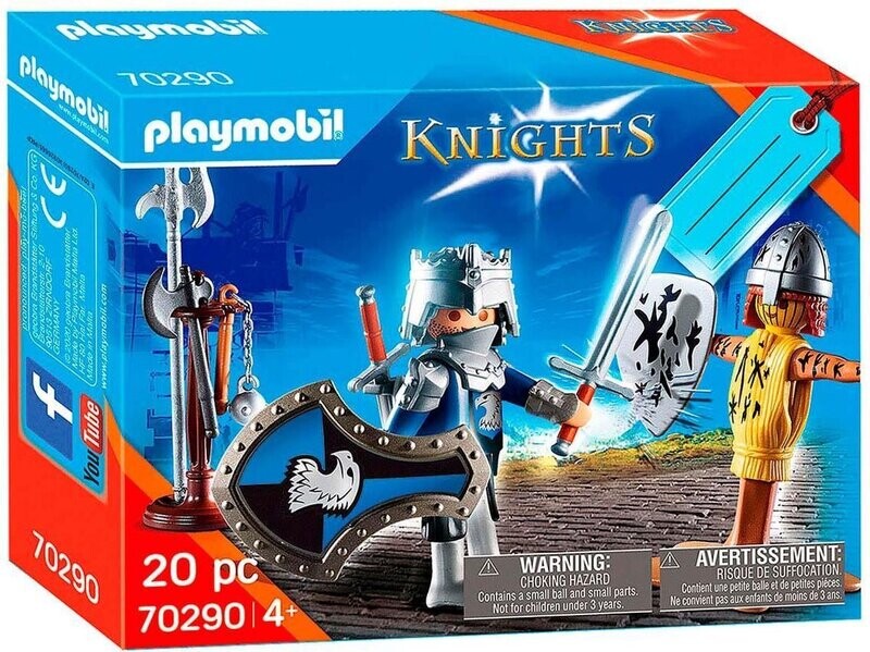 Playmobil Coffret cadeau Chevaliers Junior 20 pièces 70290