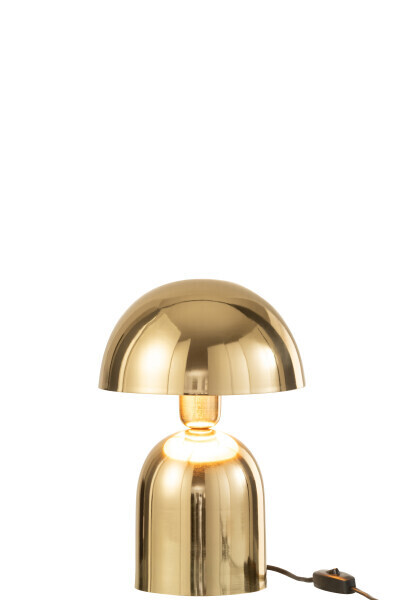 Lamp Paddenstoel Metaal Blinkend Goud H 30 x B 20 x L 20 cm (37194)